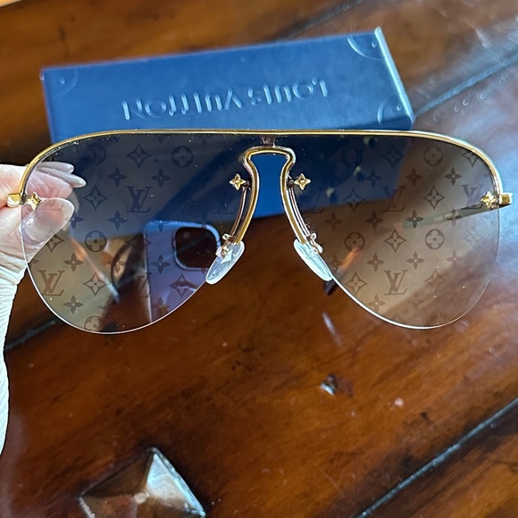 Auth. Louis Vuitton grease mask sunglasses z1469u - Picture 10 of 15